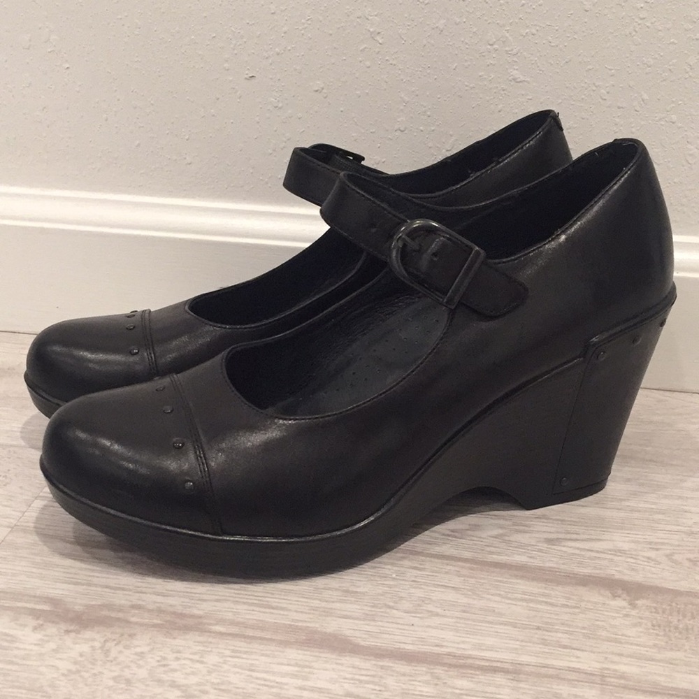 Dansko Fanny 3.75” Wedge Mary Janes Size 41